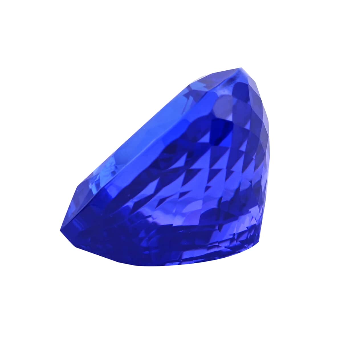 Certified & Appraised AAAA VIVID Tanzanite (Hrt Free Size) 20.16 ctw image number 1