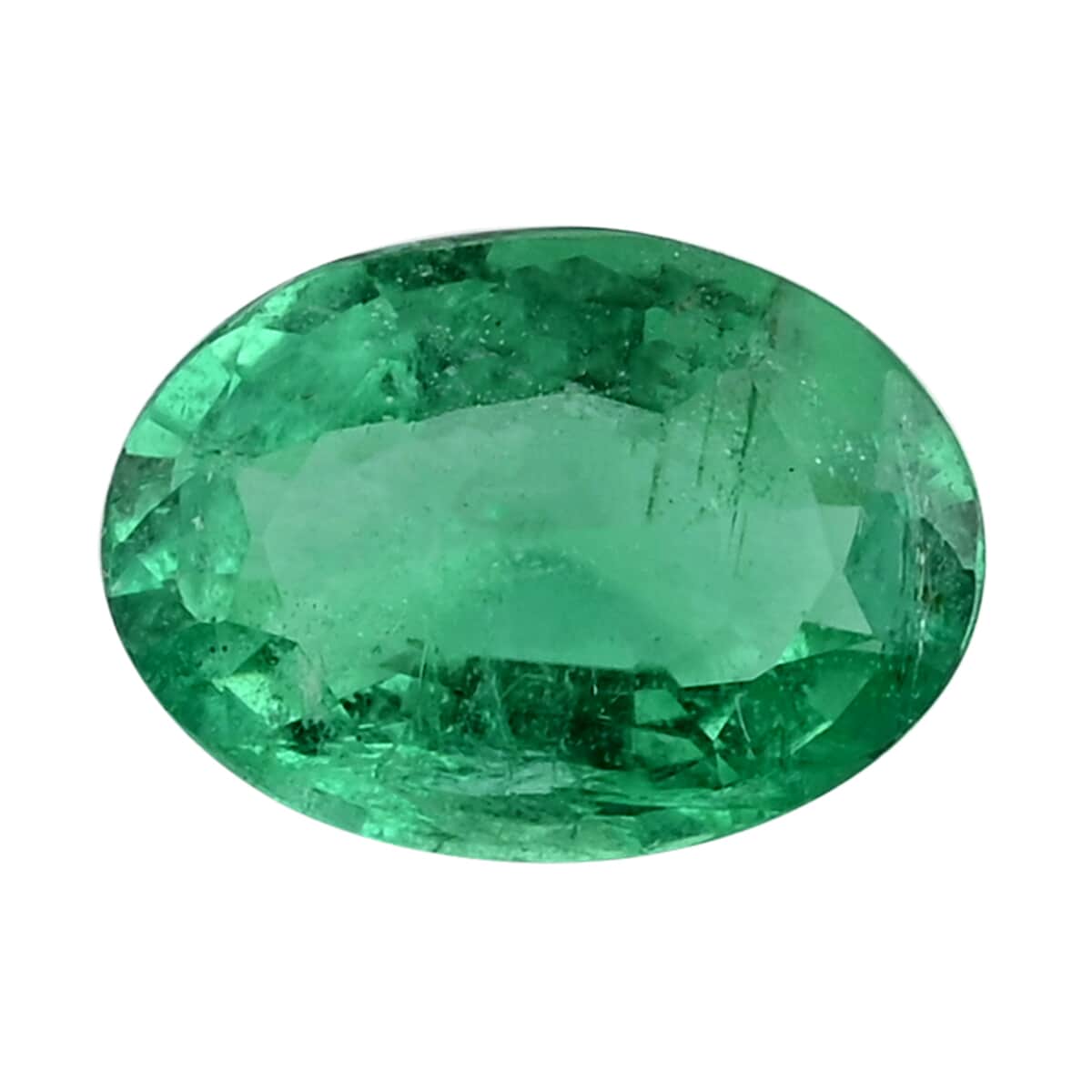 AAAA Ethiopian Emerald (Ovl 7x5 mm) 0.75 ctw image number 0