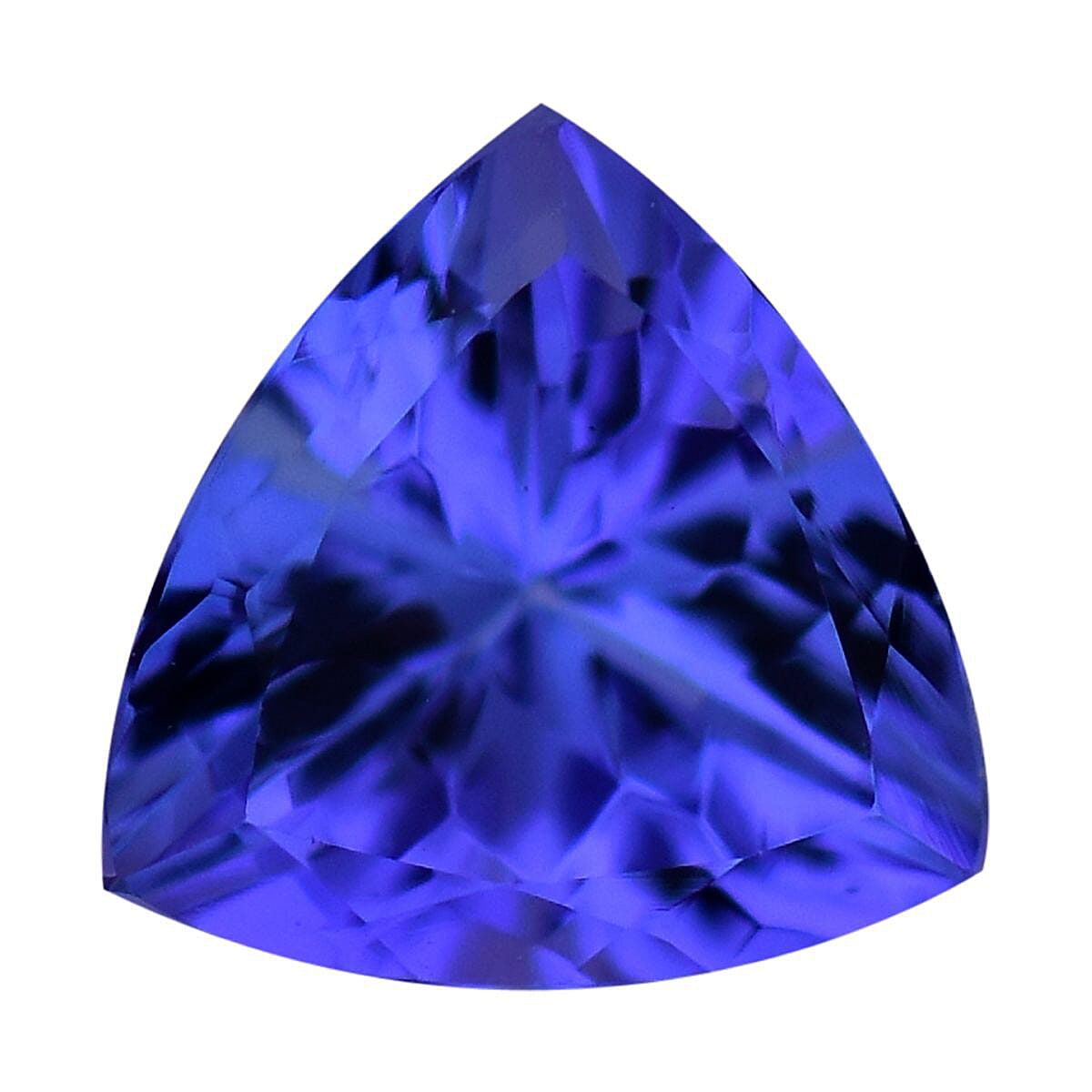 Certified and Appraised Flawless AAAA Tanzanite (Trl Free Size) 6.00 ctw image number 0