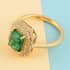 Iliana 18K Yellow Gold AAA Kagem Zambian Emerald and G-H SI Diamond Ring (Size 7.0) 2.00 ctw image number 1