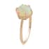Luxoro 10K Yellow Gold AAA Ethiopian Welo Opal Solitaire Ring (Size 7.0) 2.50 ctw image number 2