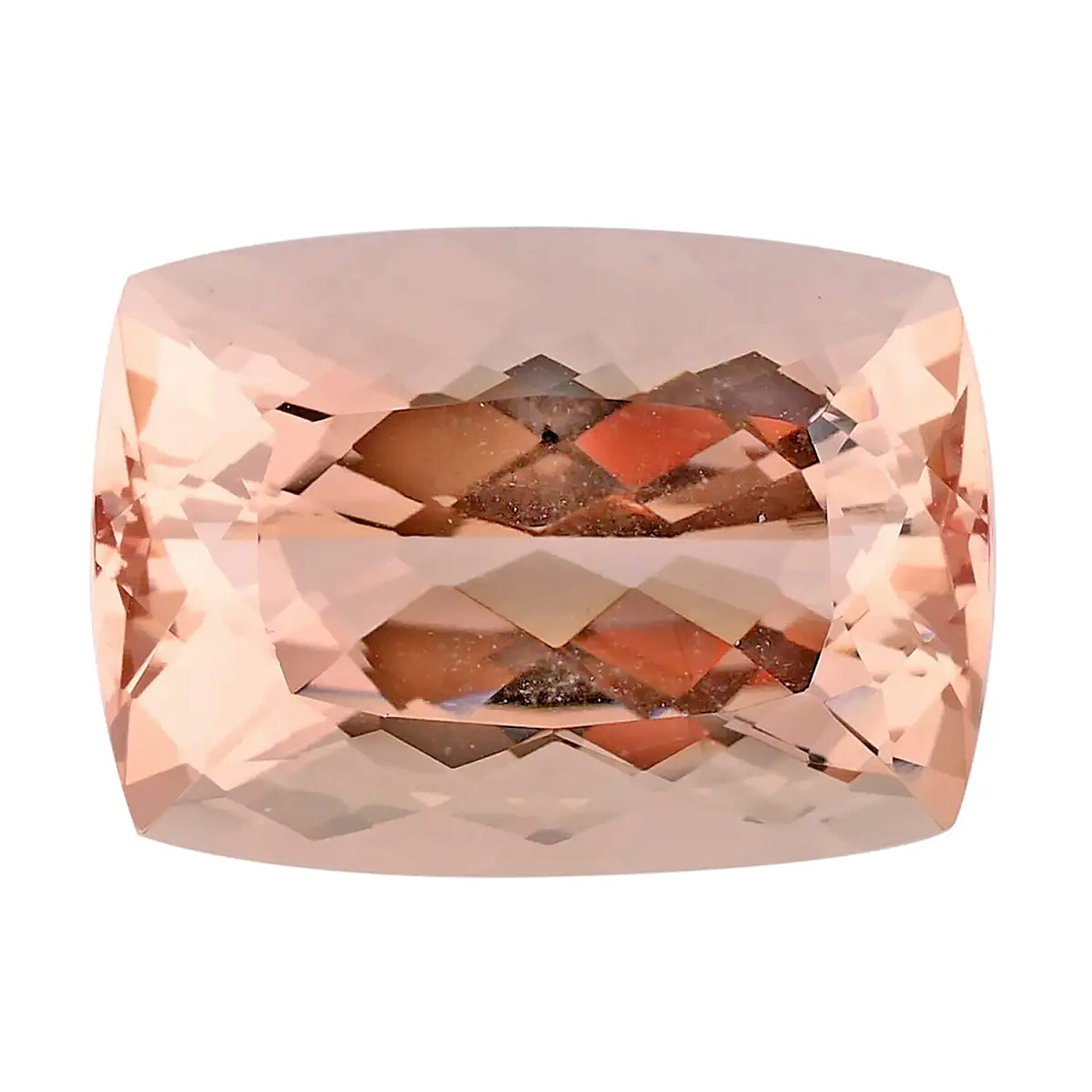 Certified and Appraised AAAA Marropino Morganite (Cushion) Approx 14.50 ctw