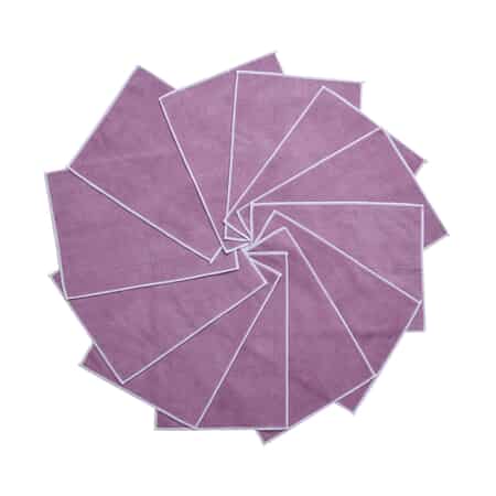 Buy Homesmart Set of 20 Purple Double Sided Microfiber and Scratch Fiber Dish  Cloth at ShopLC.