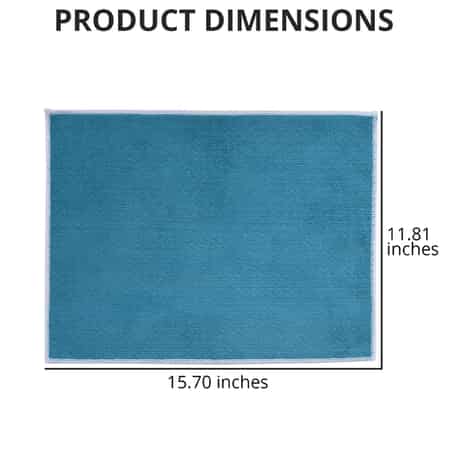 Buy Homesmart Set of 20 Teal Double Sided Microfiber and Scratch Fiber Dish  Cloth at ShopLC.