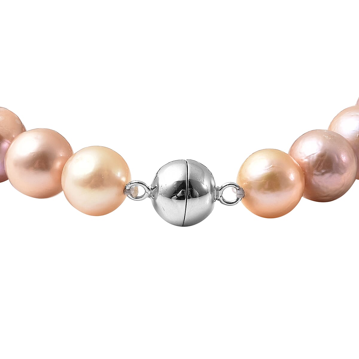 Edison Pearl Bracelet in Rhodium Over Sterling Silver (7.25 In) image number 2