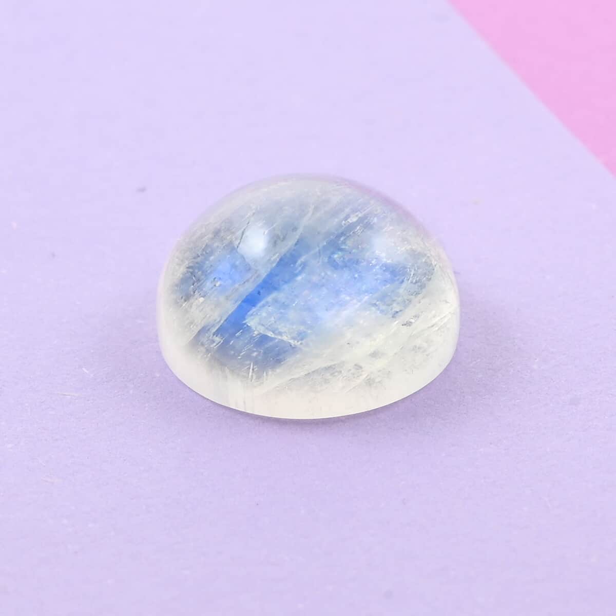 AAA Rainbow Moonstone (Rnd 14 mm) Approx 8.00 ctw image number 1