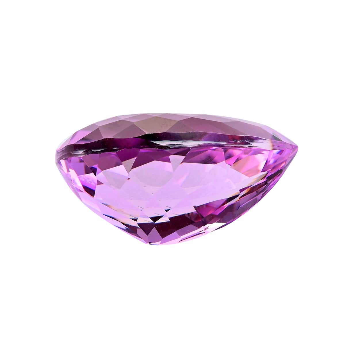 Certified and Appraised AAAA Patroke Kunzite (Pear Free Size) 43.00 ctw image number 3