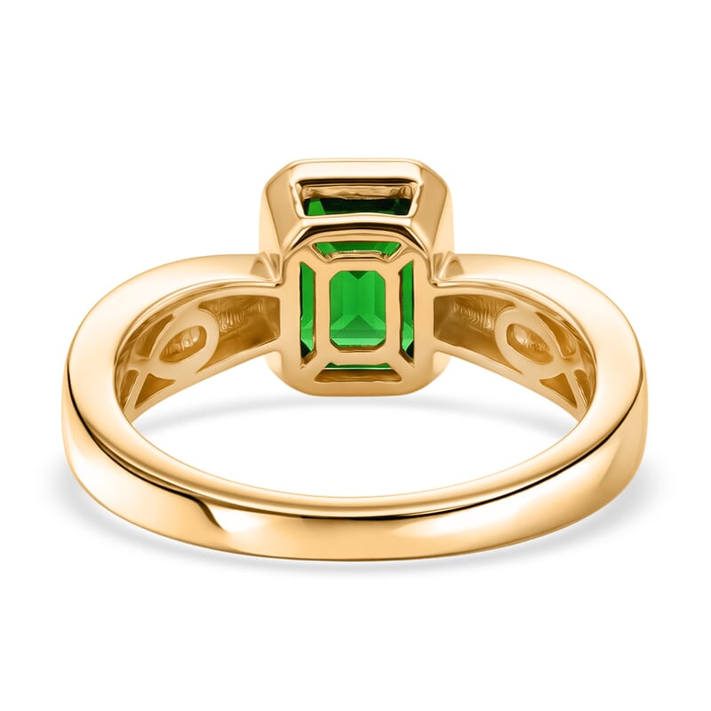 Chrome Diopside 1.90 ctw Ring in 14K YG Over Sterling Silver (Size 5.5)