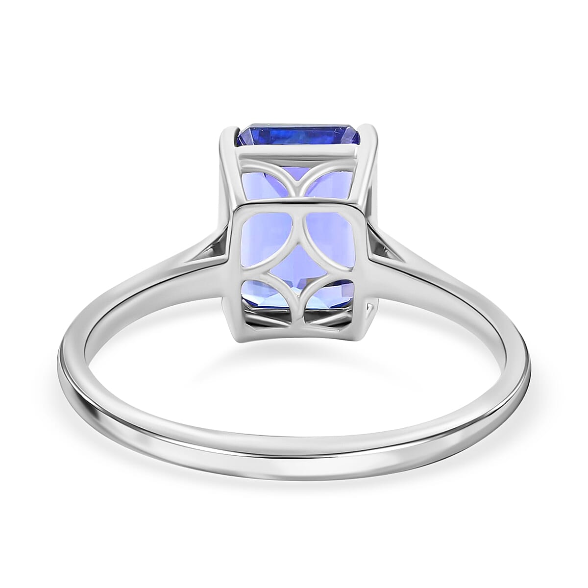 Rhapsody 950 Platinum AAAA Tanzanite Solitaire Ring (Size 10.0) 4.50 Grams 4.25 ctw