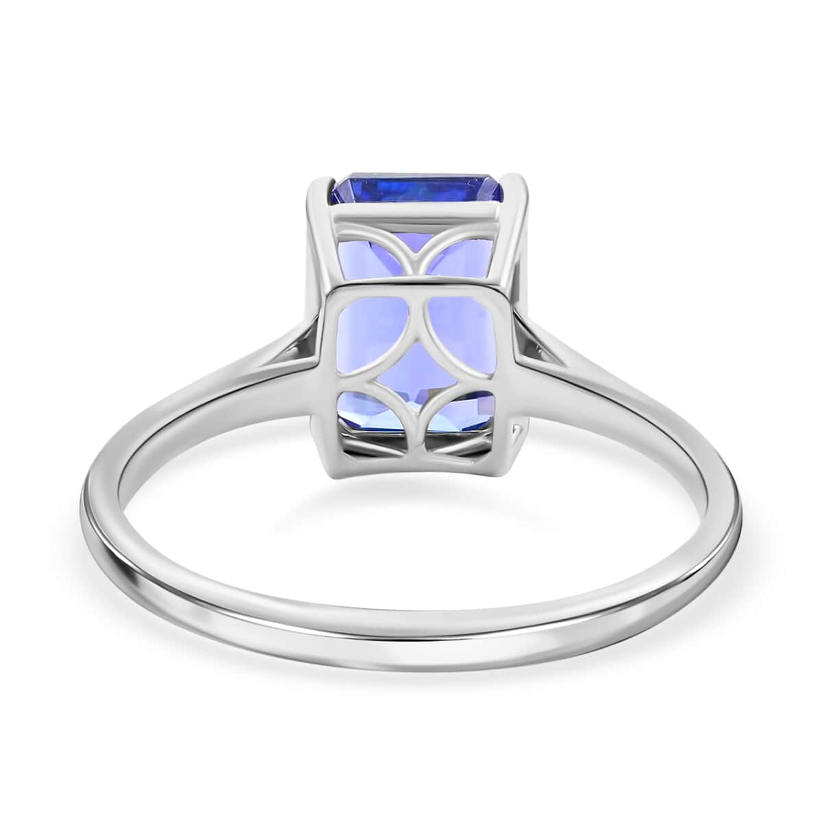 DOORBUSTER RHAPSODY 950 Platinum AAAA Tanzanite Solitaire Ring (4.50 g) 4.25 ctw image number 4