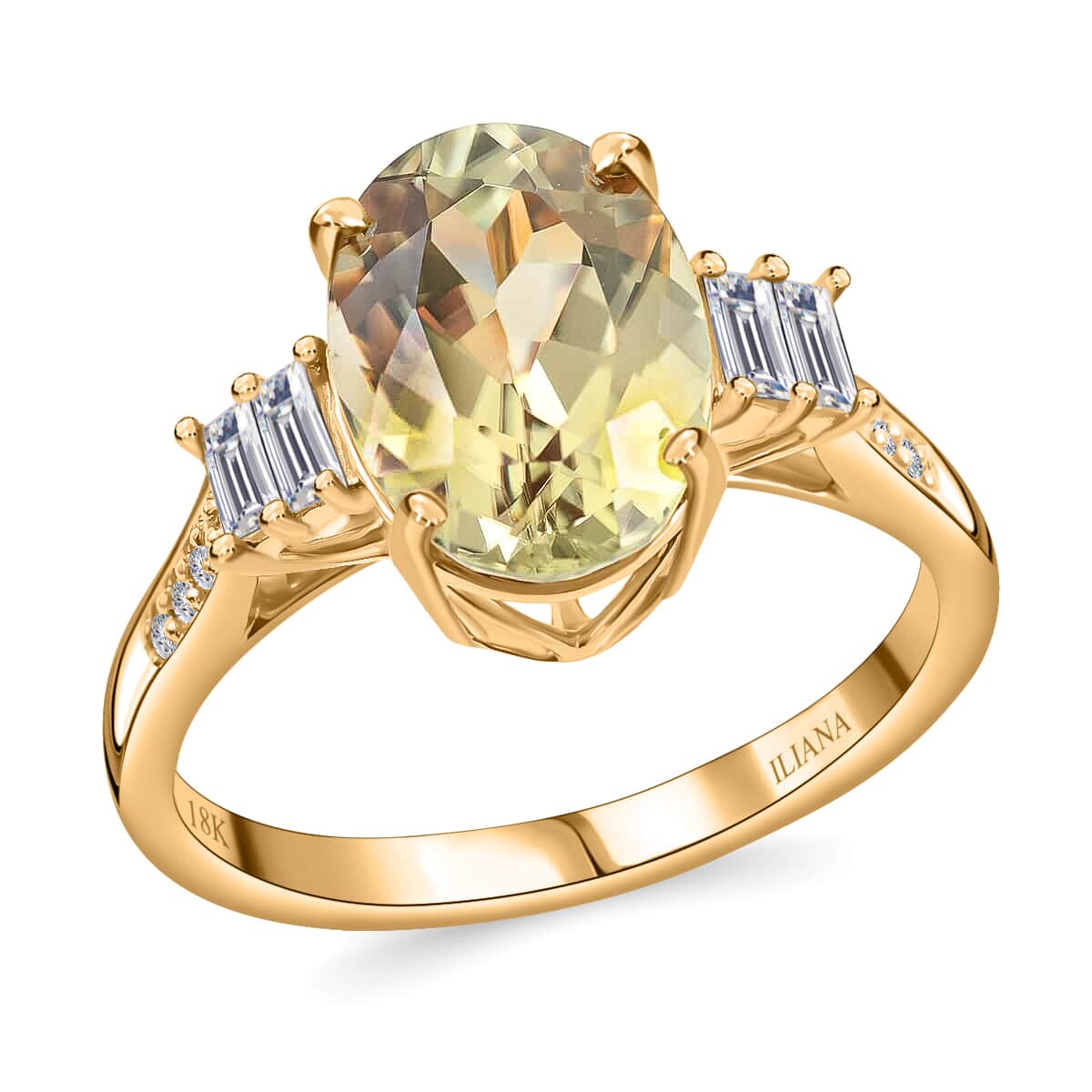 DOORBUSTER ILIANA 18K Yellow Gold AAA Turkizite, Diamond (G-H, SI) (0.25 cts) Ring (3.60 g) 3.70 ctw image number 0