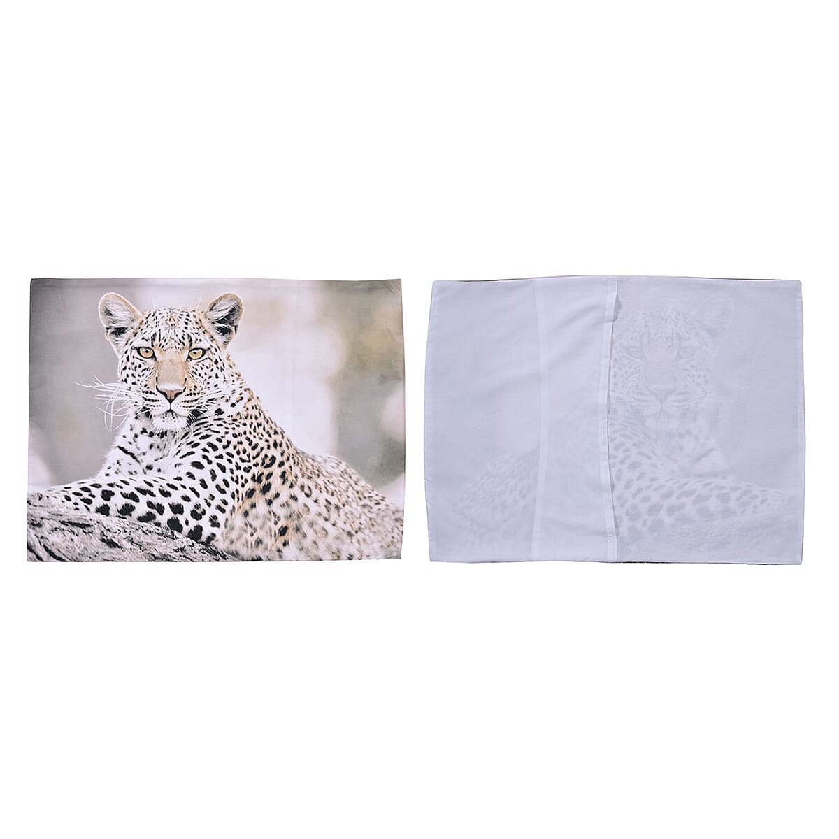 Homesmart Gray Leopard 3D Digital Print Pattern Microfiber Comforter and Pillow Cover - King , Best Comforter Sets , Bed Comforters , Comforter Set for Bedroom image number 5