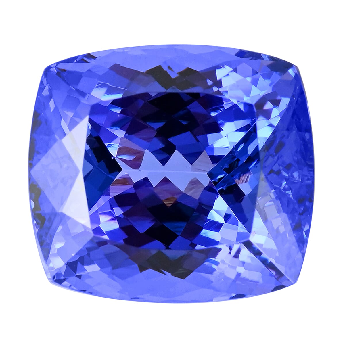 Certified & Appraised AAAA Tanzanite (Oct Free Size) 14.00 ctw image number 0