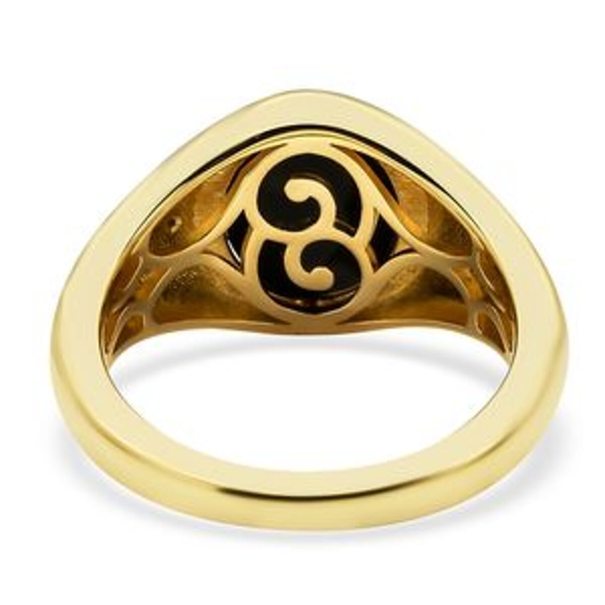 Boulder Opal 2.13 ctw Ring in 14K YG Plated Sterling Silver (Size 5.5) image number 5