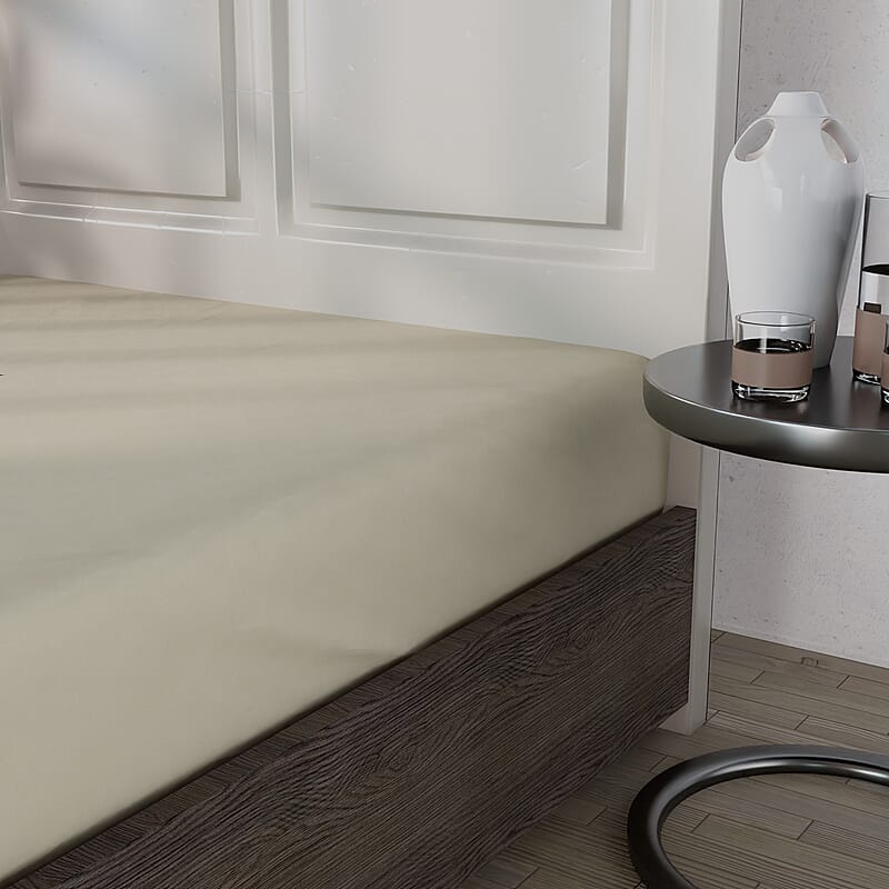Homesmart Beige Embossed 6pcs Polyester Sheet Set - Queen, Bed Sheets, Fitted Sheet, Bed Sheet Set, Microfiber Sheets