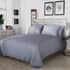 Homesmart Gray Polyester Embossed 6pcs Sheet Set - Queen image number 0
