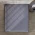 Homesmart Gray Polyester Embossed 6pcs Sheet Set - Queen image number 6