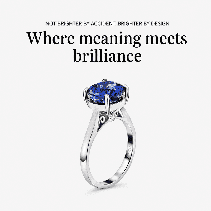 Certified and Appraised Rhapsody 950 Platinum AAAA Tanzanite and E-F VS Diamond Accent Solitaire Ring (Size 6.0) 7.92 Grams 5.00 ctw