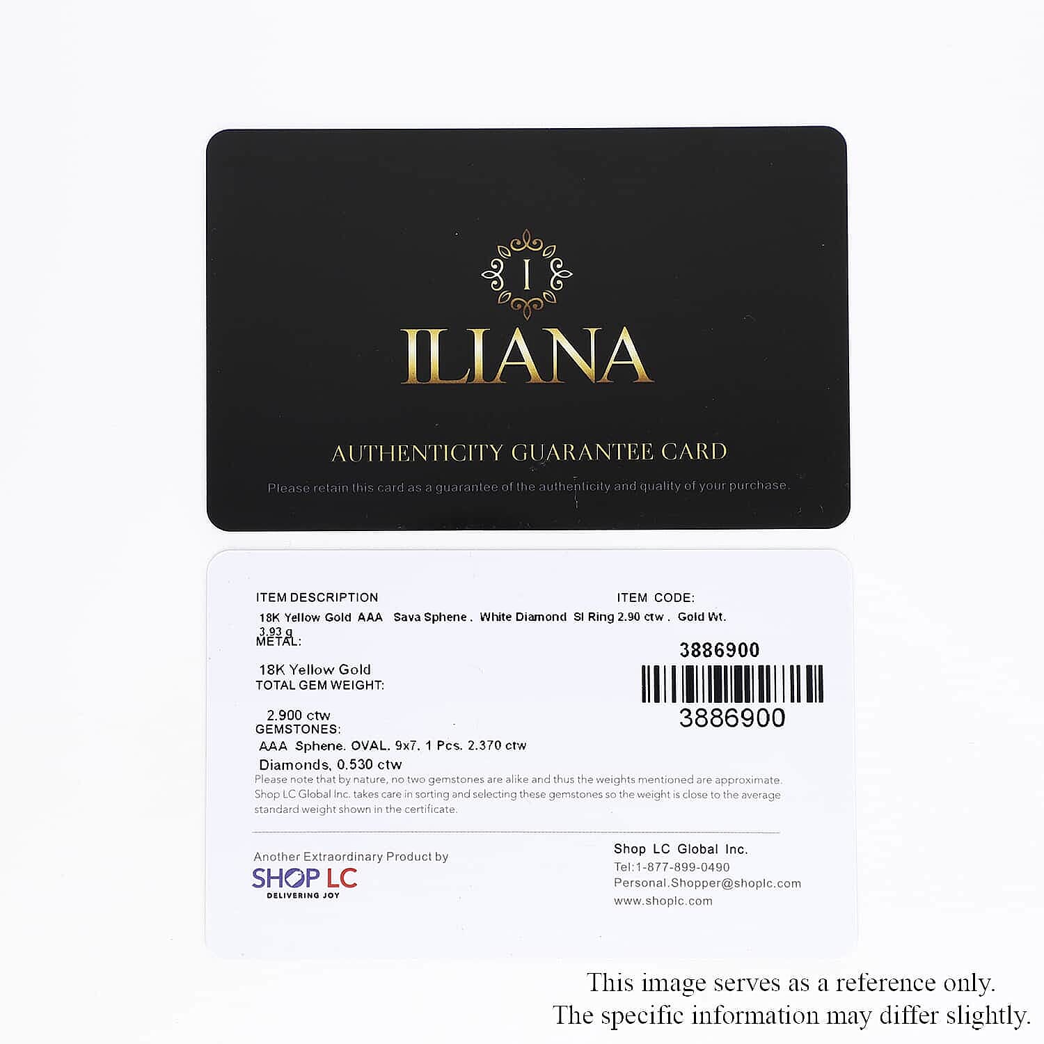 Iliana 18K Yellow Gold AAA Sava Sphene and G-H SI Diamond Double Halo Ring (Size 6.0) 2.90 ctw