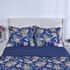 Homesmart Blue Digital Floral Printed Polyester 5pcs Comforter Set - Queen image number 3