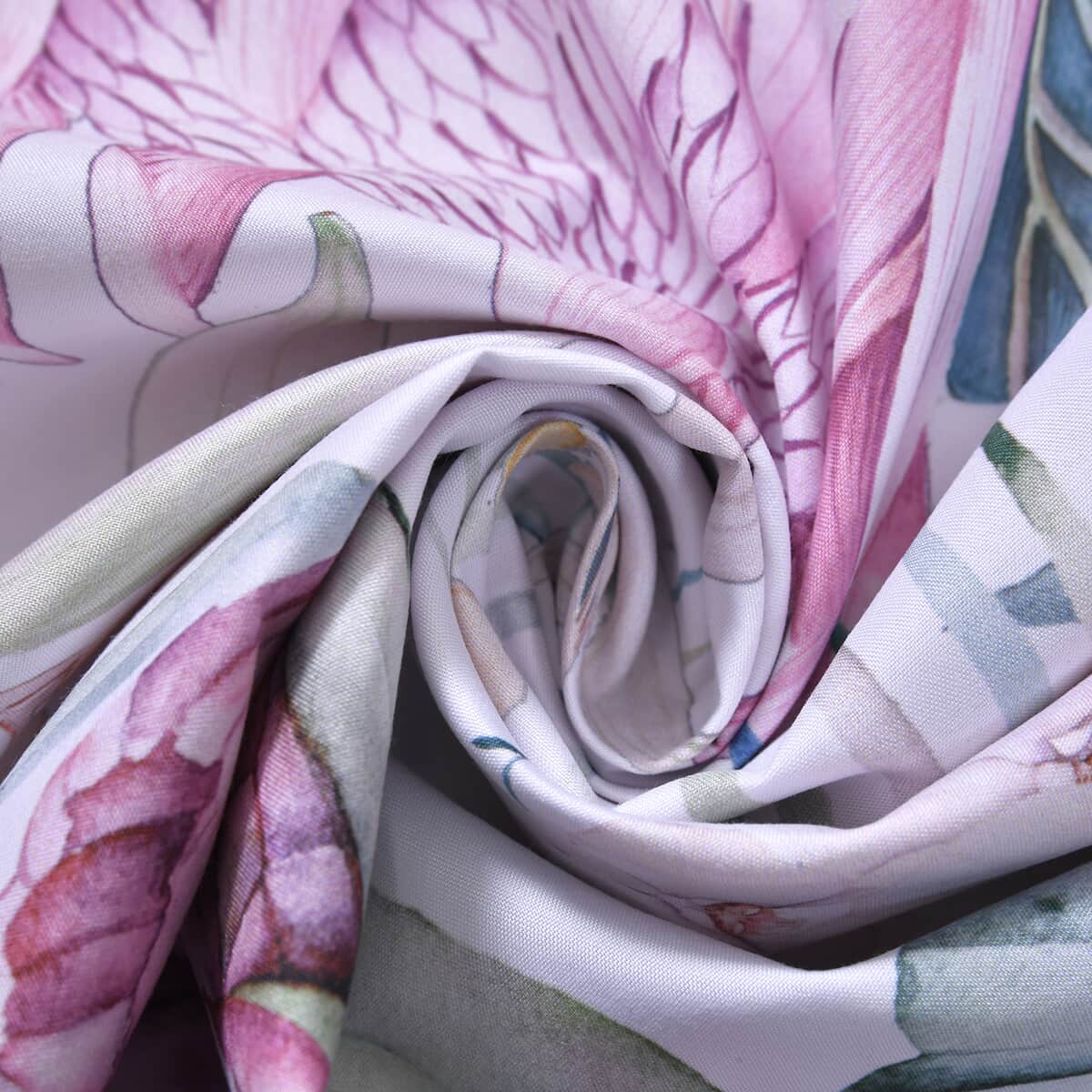 Homesmart Pink Digital Floral Printed Polyester 5pcs Comforter Set - King image number 4