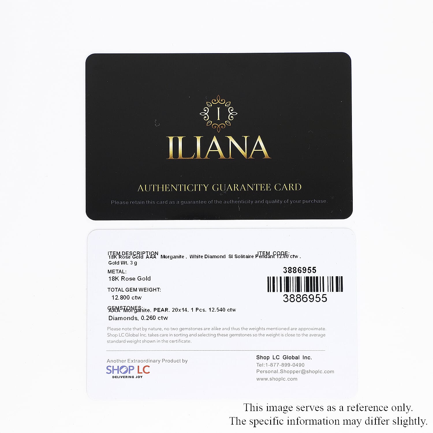 Certified and Appraised Iliana 18K Rose Gold Certified AAA Marropino Morganite and G-H SI Diamond Solitaire Pendant 12.75 ctw