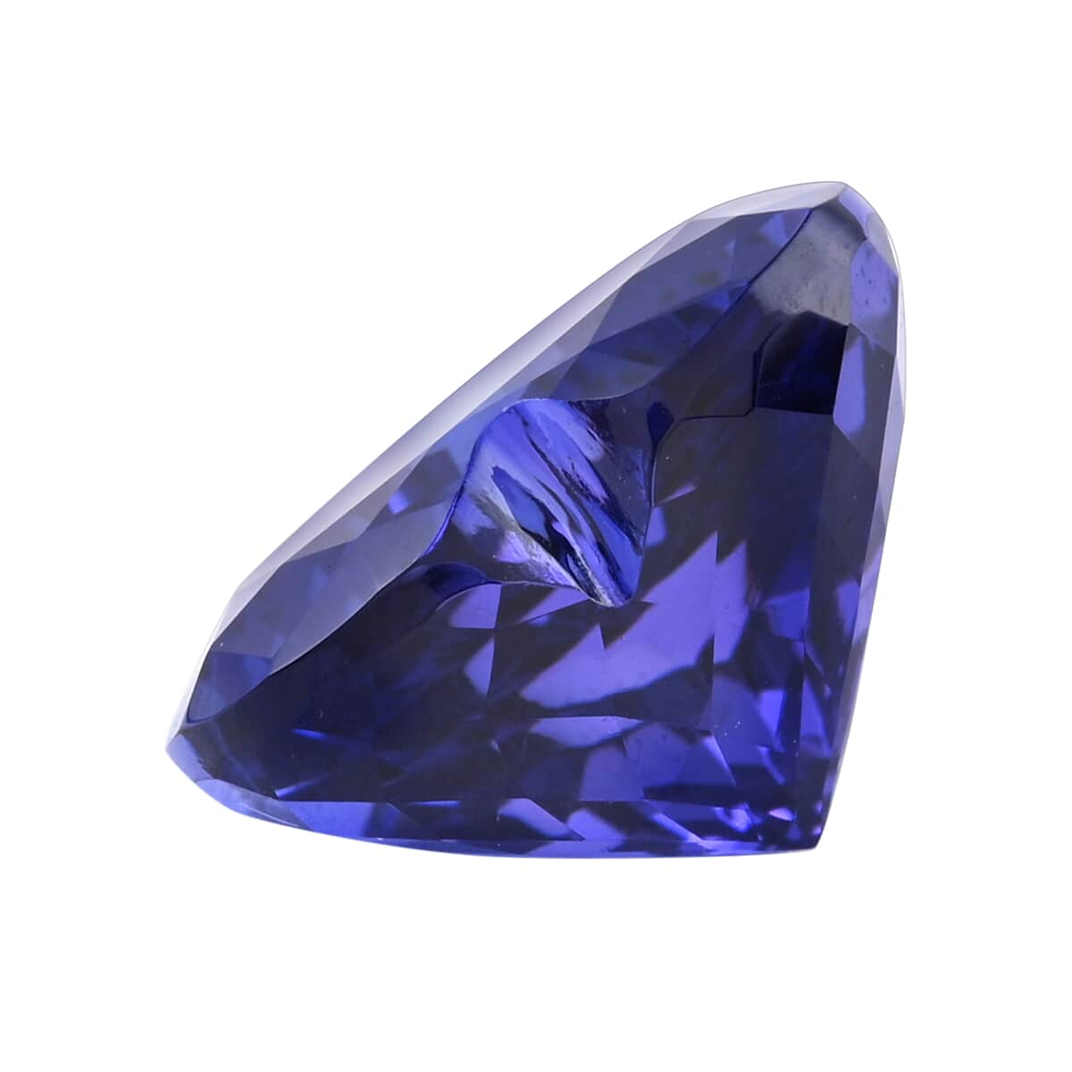 Certified & Appraised AAAA VIVID Tanzanite (Hrt Free Size) Approx 6.50 ctw image number 1