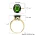 LUXORO 10K Yellow Gold Premium Natural Chrome Diopside Solitaire Ring (Size 10.0) 6.25 ctw image number 5