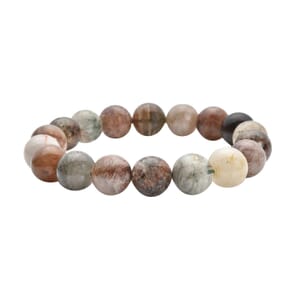 Phantom Multi Quartz 11-13mm Beaded Stretch Bracelet 193.50 ctw