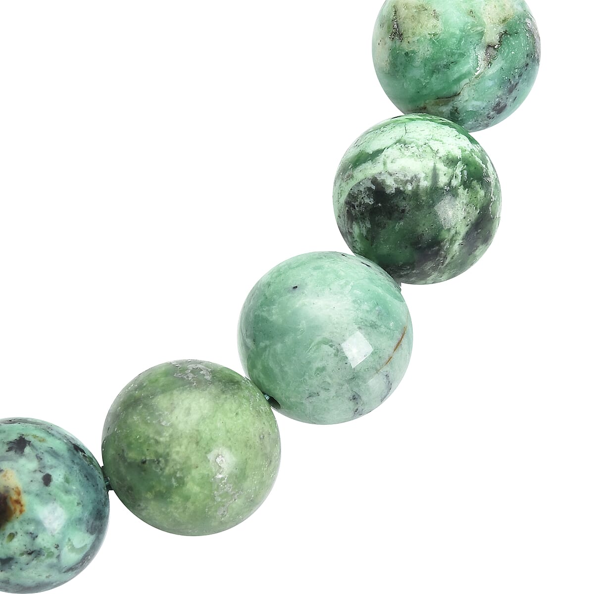 Utah Variscite 129.00 ctw Beaded Stretch Bracelet image number 3