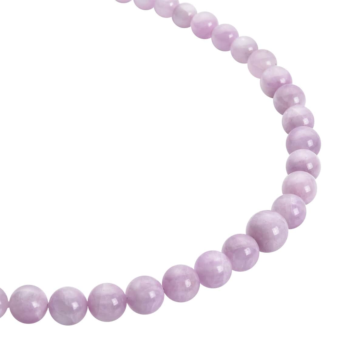 10K Yellow Gold Kunzite 7-12 mm Beaded Necklace 18 Inches with Magnetic Lock 443.50 ctw image number 2