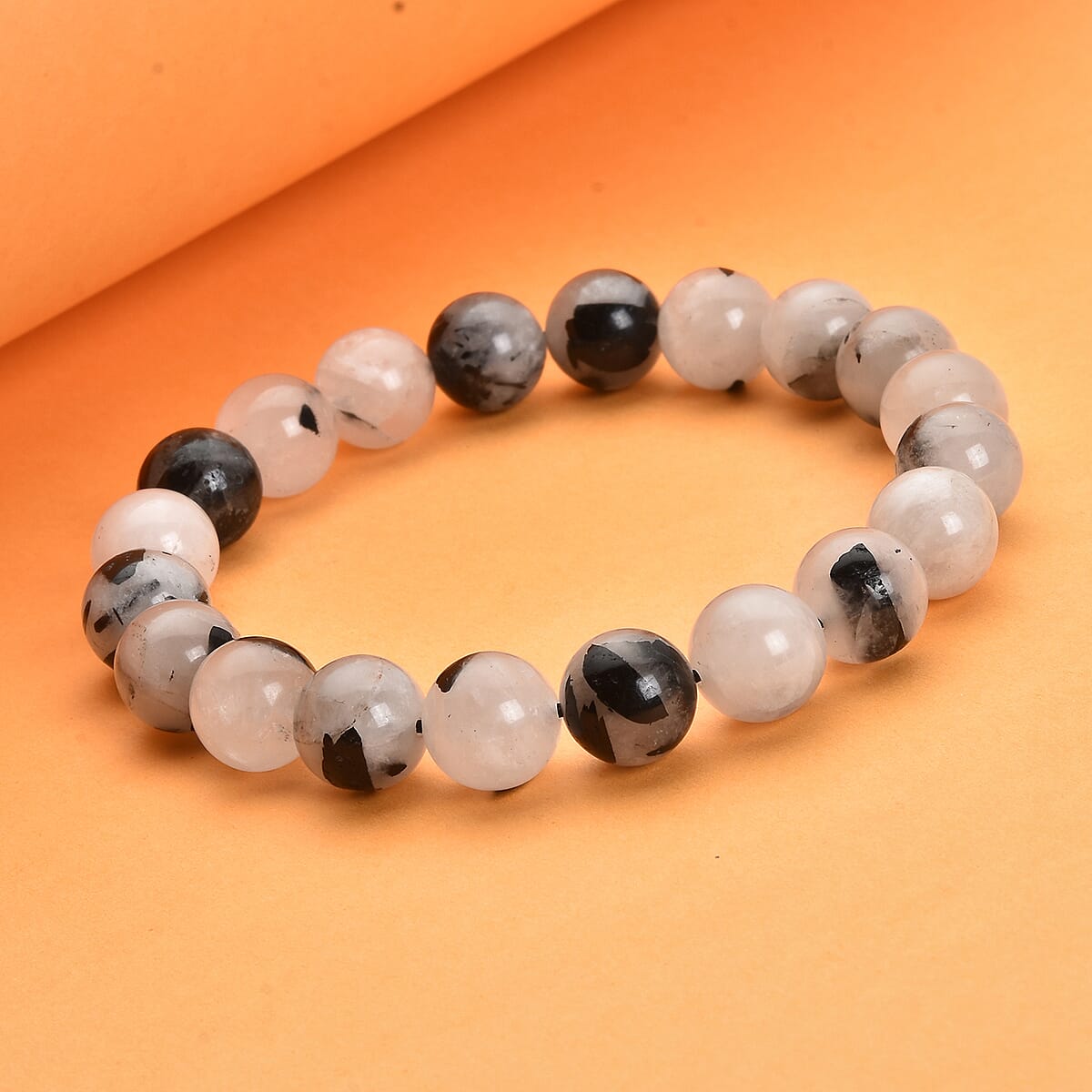 Jasper Quartz 9-11mm Beaded Stretch Bracelet 144.00 ctw image number 1