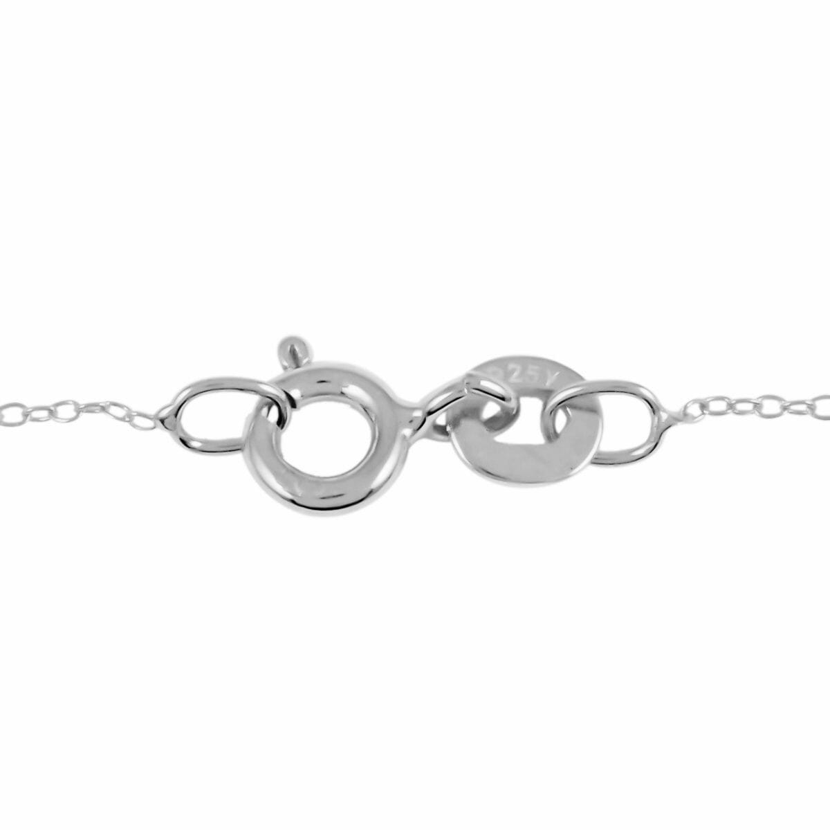Sterling Silver Cross Pendant Necklace 18 Inches 2.80 Grams image number 4