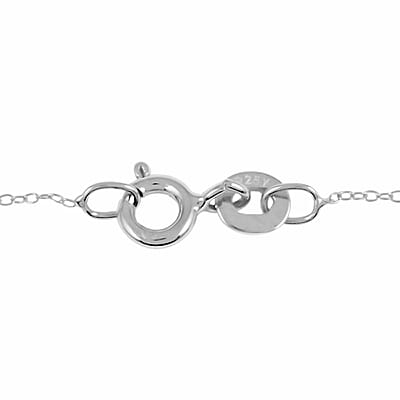 Sterling Silver Cross Pendant Necklace 18 Inches 2.80 Grams