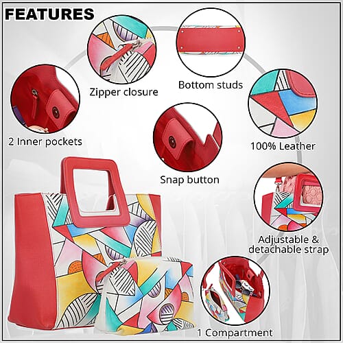 Red Geometric - Product card gallery slide 3 (9431366205695)