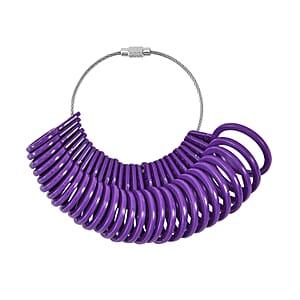 9 Piece Set - Ring Stick, Ring, Lock, Extend Chain, Lobster Clasp, Ear Nut, Clear Cloth in Stainless Steel