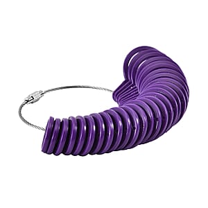 9 Piece Set - Ring Stick, Ring, Lock, Extend Chain, Lobster Clasp, Ear Nut, Clear Cloth in Stainless Steel