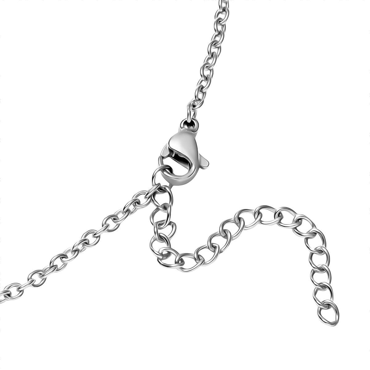 Abalone Shell and Black Austrian Crystal Dragonfly Pendant in Silvertone with Stainless Steel Necklace 20-22 Inches image number 3