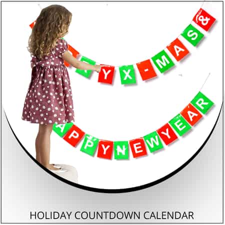 Holiday Countdown Calendar with 24 Articles for Christmas and New Years image number 1