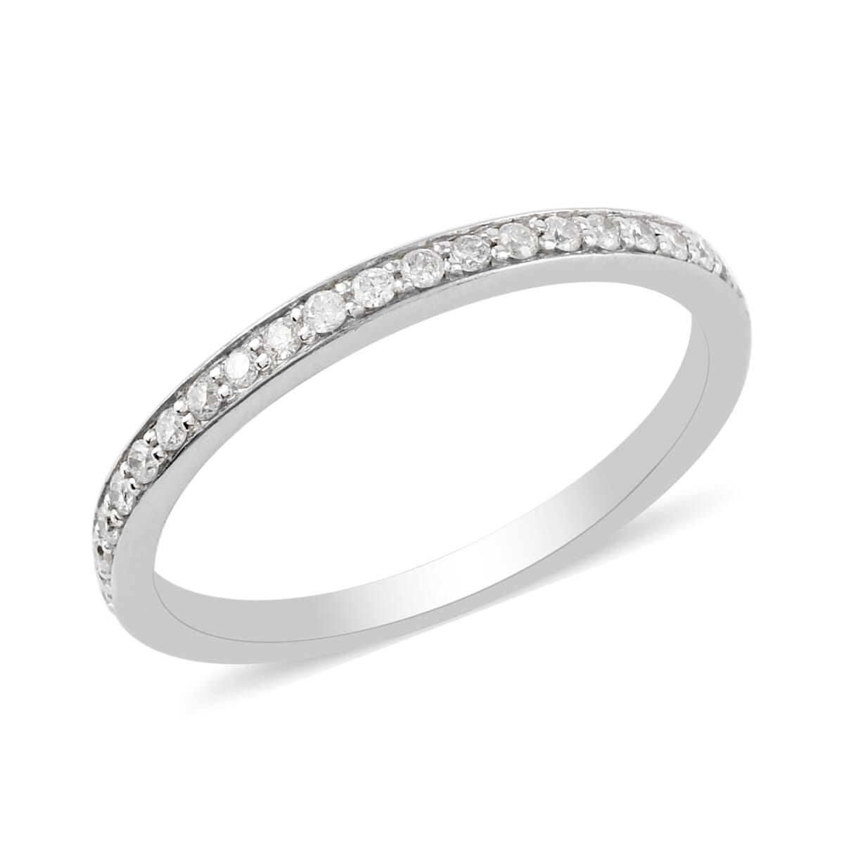 14K White Gold Diamond Set of 2 Ring (Size 7.75) 11.80 Grams 1.00 ctw image number 3