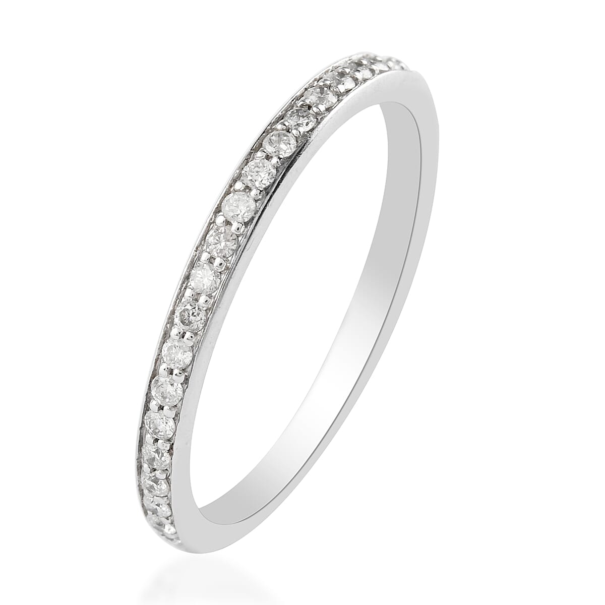 14K White Gold Diamond Set of 2 Ring (Size 7.75) 11.80 Grams 1.00 ctw