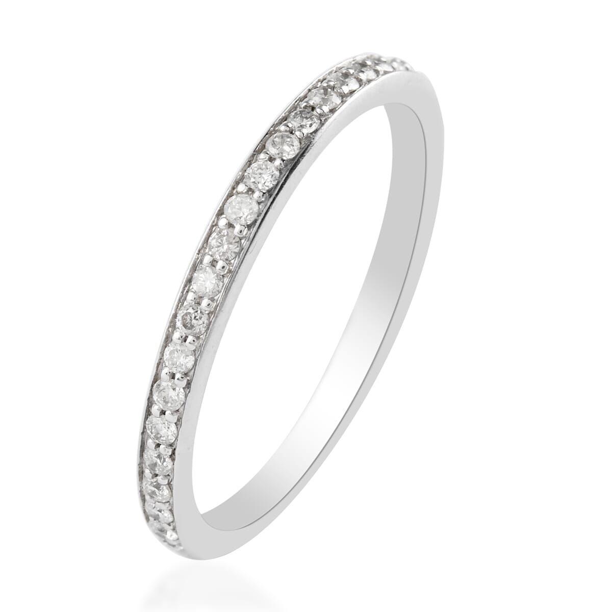 14K White Gold Diamond Set of 2 Ring (Size 7.75) 11.80 Grams 1.00 ctw image number 4