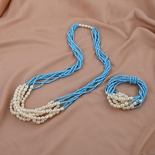 Blue Seed Bead - Product card gallery slide 2 (9431247290623)