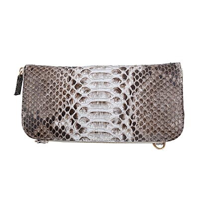 The Grand Pelle Handcrafted Natural Color Genuine Python Leather Tote Bag for Women with Wallet, Designer Tote Bags, Ladies Purse, Shoulder Handbags, Leather Wallet
