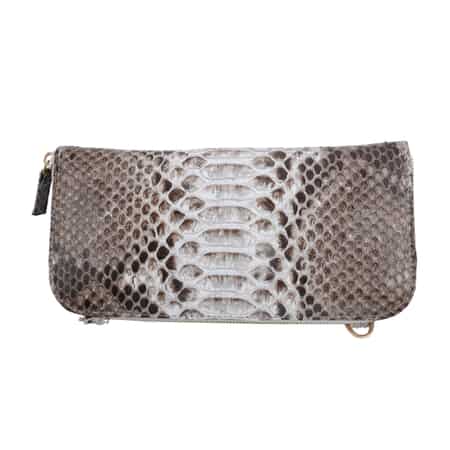 Shop LC Women's Handcrafted Python Skin Leather Tote Bag