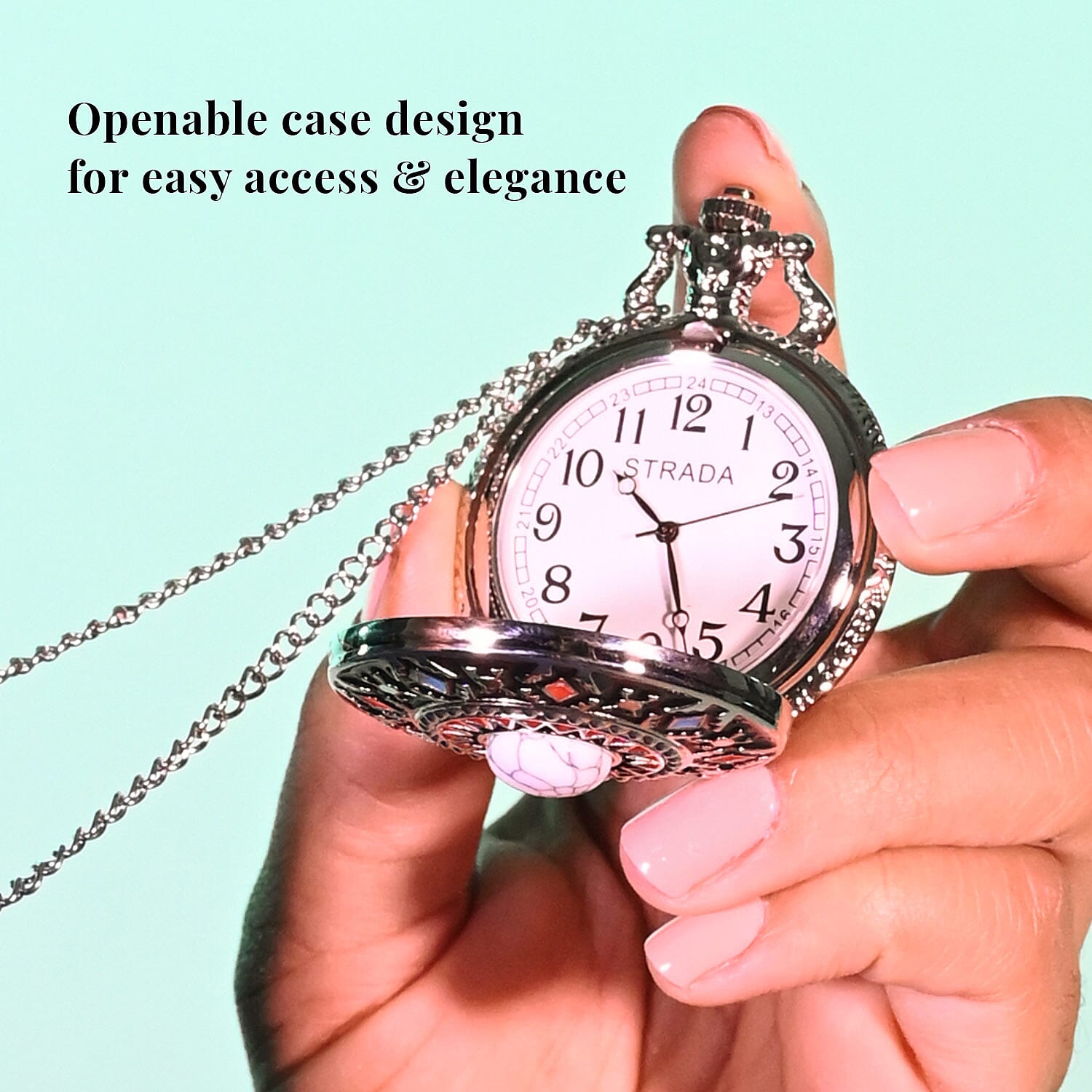 White Howlite & Enameled