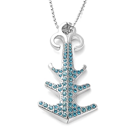 Blue Austrian Crystal - Product card gallery slide 3 (10176506429753)