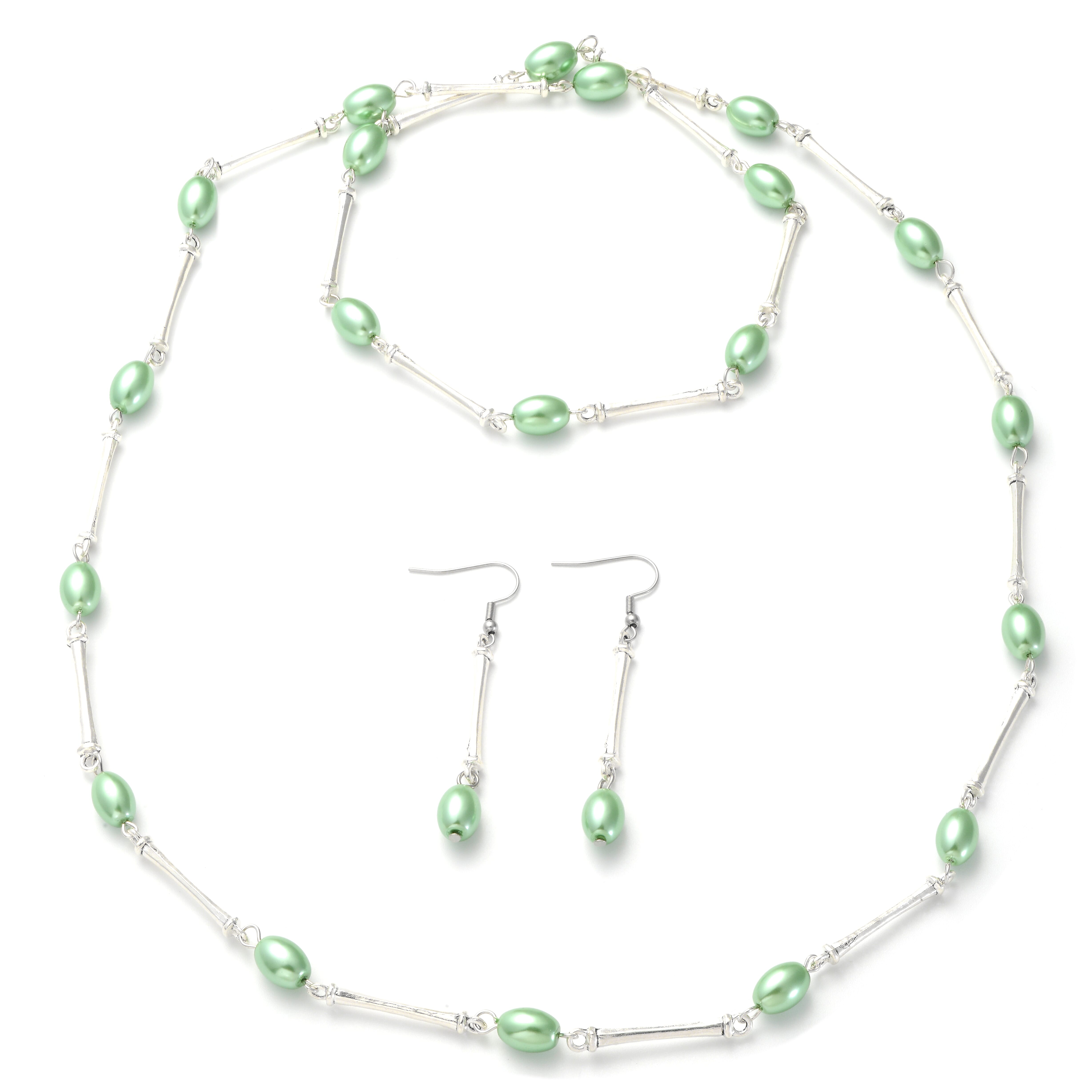 Simulated Green Pearl - Product card gallery slide 1 (9431188209919)