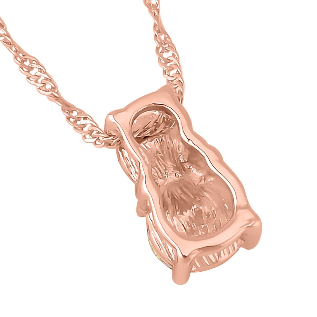 Aurora Borealis Austrian Crystal and Glass Bracelet (6-9In), Stud Earrings and Pendant Necklace 20-22 Inches in Rosetone image number 5