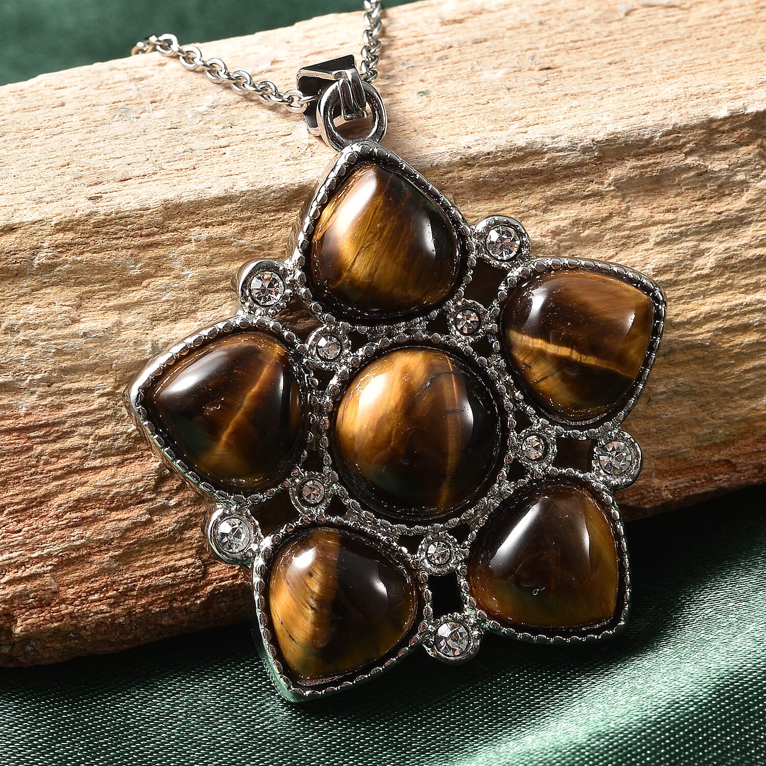 South African Yellow Tigers Eye - Product card gallery slide 2 (9431239983359)